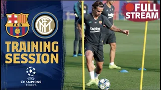 BARÇA - INTER | Last workout before Champions League match