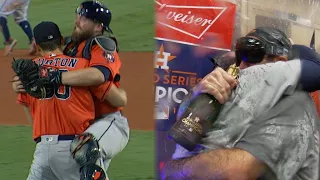 WS2017 Gm7: Astros celebrate winning the World Series