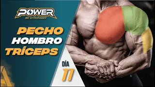 Triada Perfecta ✅ Pecho + Hombros + Tríceps 👉 Solo con Mancuernas | Power día 11