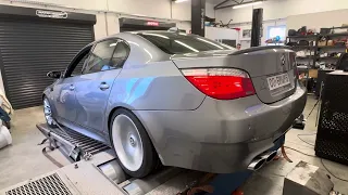 BMW E60 M5 dyno run