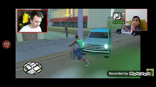 РЕАКЦИЯ на РАЙЛЮХА: ЧТО ТВОРИТСЯ НОЧЬЮ С ПОЛИЦИЕЙ В GTA SAN ANDREAS ?!