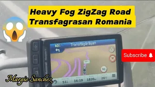 ZigZag Heavy Foggy Mountain Transfagrasan Romania 😱Road Trip 2023 per 1