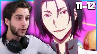 This Guy Makes Me EXTREMELY Uncomfortable | Bungo Stray Dogs Episode 11 and 12 Blind Reaction