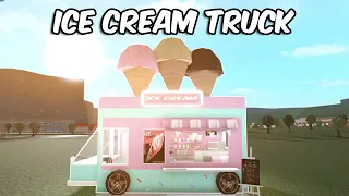 BUILDING AN ICE CREAM TRUCK IN BLOXBURG | roblox