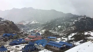 Live Snowfall in Kuri Village Kalinchowk