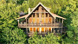 The most beautiful Smoky Mountain Cabin that we have ever vacationed in, arrival and full tour.