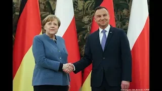 Spotkanie Prezydenta RP Andrzeja Dudy z Kanclerz RFN Angelą Merkel