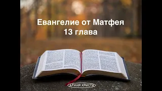 Матфея 13 глава. Притча о сеятеле |Притча о пшенице и плевелах |Не бывает пророк без чести