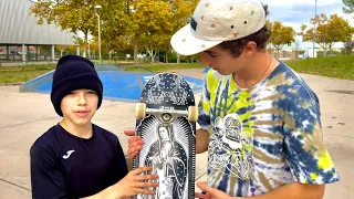 NIÑO DE 12 AÑOS TIENE EL SKATE MÁS CARO DEL MUNDO! Cuanto vale?