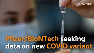 Pfizer/BioNTech seeking data on new COVID variant