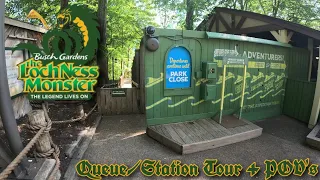 New! The Loch Ness Monster: The Legend Lives On | Queue tour + POV’s | Busch Gardens Williamsburg
