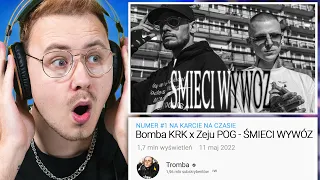 OCENIAM PIOSENKI POLSKICH YOUTUBERÓW - Bomba KRK x Zeju POG   ŚMIECI WYWÓZ (Palion, Julia Żugaj)