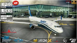 🔴NOWA SCENERIA GDAŃSKA | Gdańsk (EPGD) - (LGKR) Corfu | VATSIM | MSFS