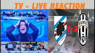 Sampdoria - Juventus 1:2   /  TV Live reaction