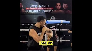 David Benavidez showing impressive speed at 175 is on weight ready to go