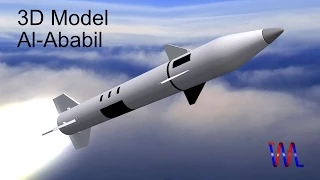 3D Model: Al-Ababil Rocket