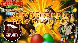 The Legend of Zelda Easter Egg in Donkey Kong Country Tropical Freeze - Wii U