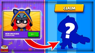 HOW TO GET CAT BURGLAR JESSIE SKIN FOR *FREE*! | Brawl stars Free Jessie Skin Tutorial Step by Step