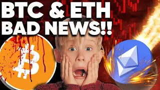 WARNING! Bitcoin & Ethereum Have BAD NEWS!! It Could Be Their END!!!