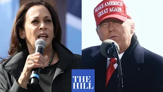 Kamala Harris refuses to talk about President Trump in final push before Election Day