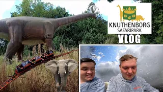 Wilde Tiere, Dinos und viel zu nasser Log Flume! Knuthenborg Safaripark | Vlog #81 | ParksAndFunfair