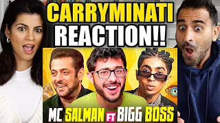 MC SALMAN FT BIGG BOSS - CARRYMINATI | REACTION!!