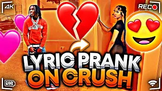 POLO G “MARTIN & GINA” LYRIC PRANK ON CRUSH 😍 **GONE RIGHT** 😳