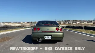 HKS HI-POWER EXHAUST COATED 409 STAINLESS | NISSAN SKYLINE R33 GT-R / GTS25t