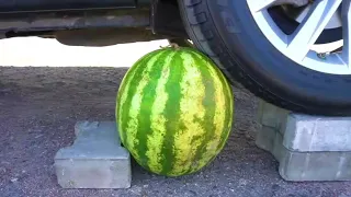 Crushing Crunchy & Soft Things by Car! Experiment Car vs Big Watermelon | Top 10 Crush