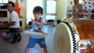 OMNY Taiko Practice Session - Kid Drumming!