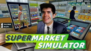 GERMAN Y SU SUPER DE PEPINOS🥒| 💸SUPERMARKET SIMULATOR 💲  #supermarketsimulator #yt  @JuegaGerman