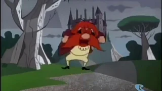 Yosemite Sam has a temper