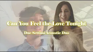 Can You Feel the Love Tonight - Acoustic Duo Cover