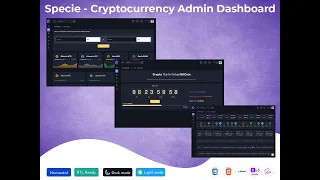 Specie Crypto Admin -  Responsive Bootstrap 5 Admin Dashboard Template