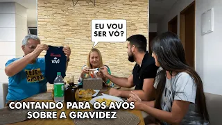 Contando para os avós sobre a gravidez