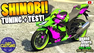 🛠🤑Das TEUERSTE Motorrad!🛠🤑 SHINOBI Tuning + Test! [GTA 5 Online THE CONTRACT Update DLC]