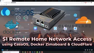 One Dollar Remote Access w/ Docker CloudFlare CasaOS & Zimaboard
