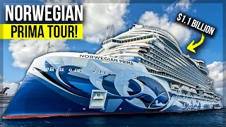 Tour the Norwegian PRIMA / A $1.1 Billion Cruise Ship! 🤑💚
