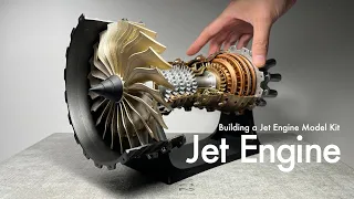 Building a 1/20 Jet Engine Model Kit - Build Your Own Turbofan Engine that Works