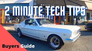 What to look for when buying a Classic Mustang | 2 minute tip Vol #1| 1965 Mustang | @r.mustangs