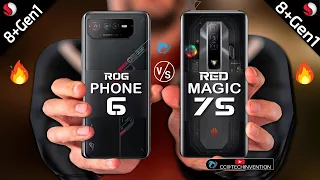 ROG Phone 6 vs Nubia Red Magic 7s AnTuTu Benchmark | Camera | Body | Display | Full Comparison