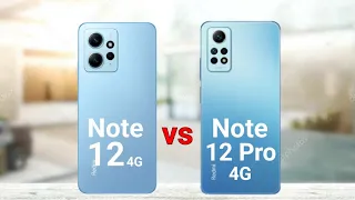 Redmi Note 12 4G vs Redmi Note 12 Pro 4G