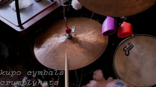 kupo crumplyhats hi hat cymbals