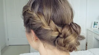 Bohemian Braid Updo | Hair Tutorial - Simple & Easy