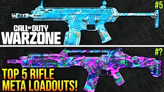 WARZONE: New TOP 5 BEST ASSAULT RIFLE META LOADOUTS After Update! (WARZONE 3 Best Weapons)