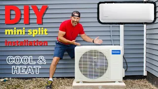 How to install a MR Cool DIY mini split Air conditioner  (step by step)