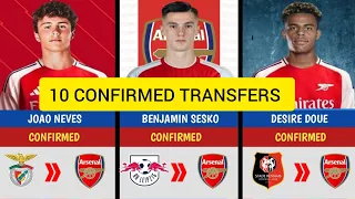 ARSENAL LATEST CONFIRMED AND RUMOUR TRANSFERS SUMMER 2024. FT. Alexander Isak, Joao Neves