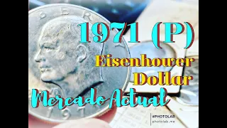 1971 (P) Eisenhower Dollar Mercado Actual