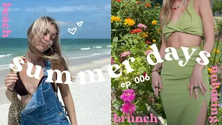 summer days in my life: beach, brunch, & unboxing 🥥🧜‍♀️