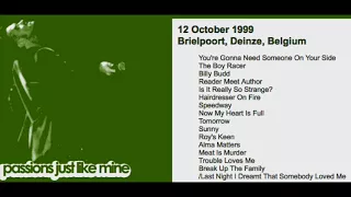 Morrissey - October 12, 1999 - Deinze, Belgium, Europe (Full Concert) LIVE
